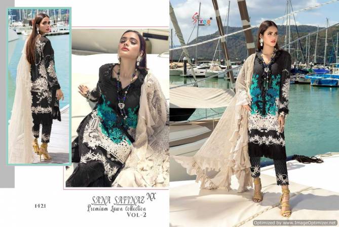 Shree Sana Safinaz Premium Lawn Collection 2 Nx Festive Wear Pakistani Salwar Kameez